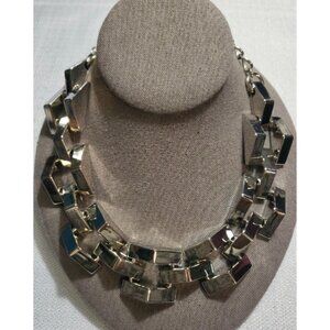 Traci Lynn Silver Tone Statement Necklace